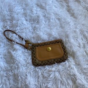 Coach wristlet/coin pouch